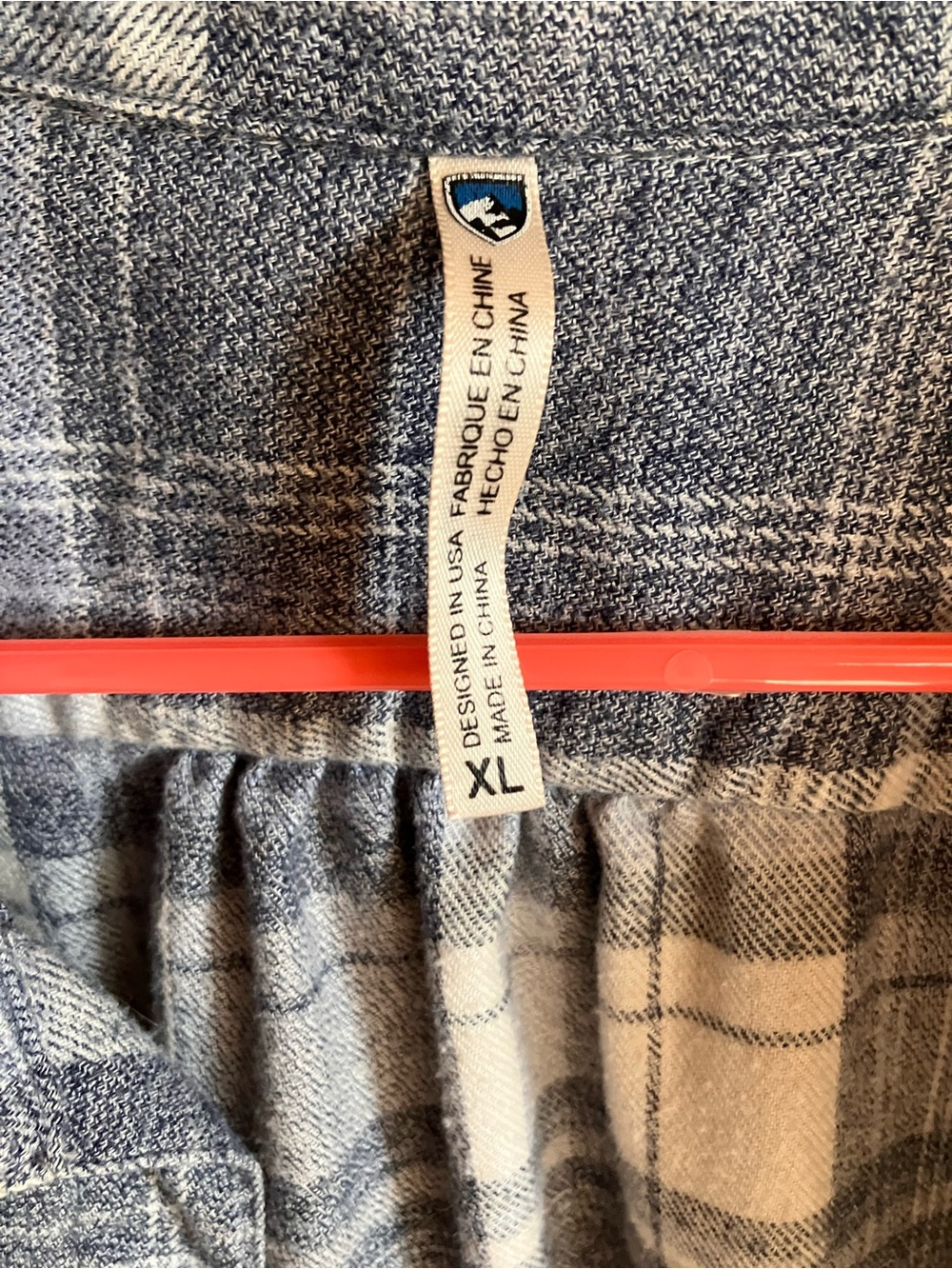 Kuhl Women's Blue and White Plaid Button-Down Shirt - Picture 2 of 4